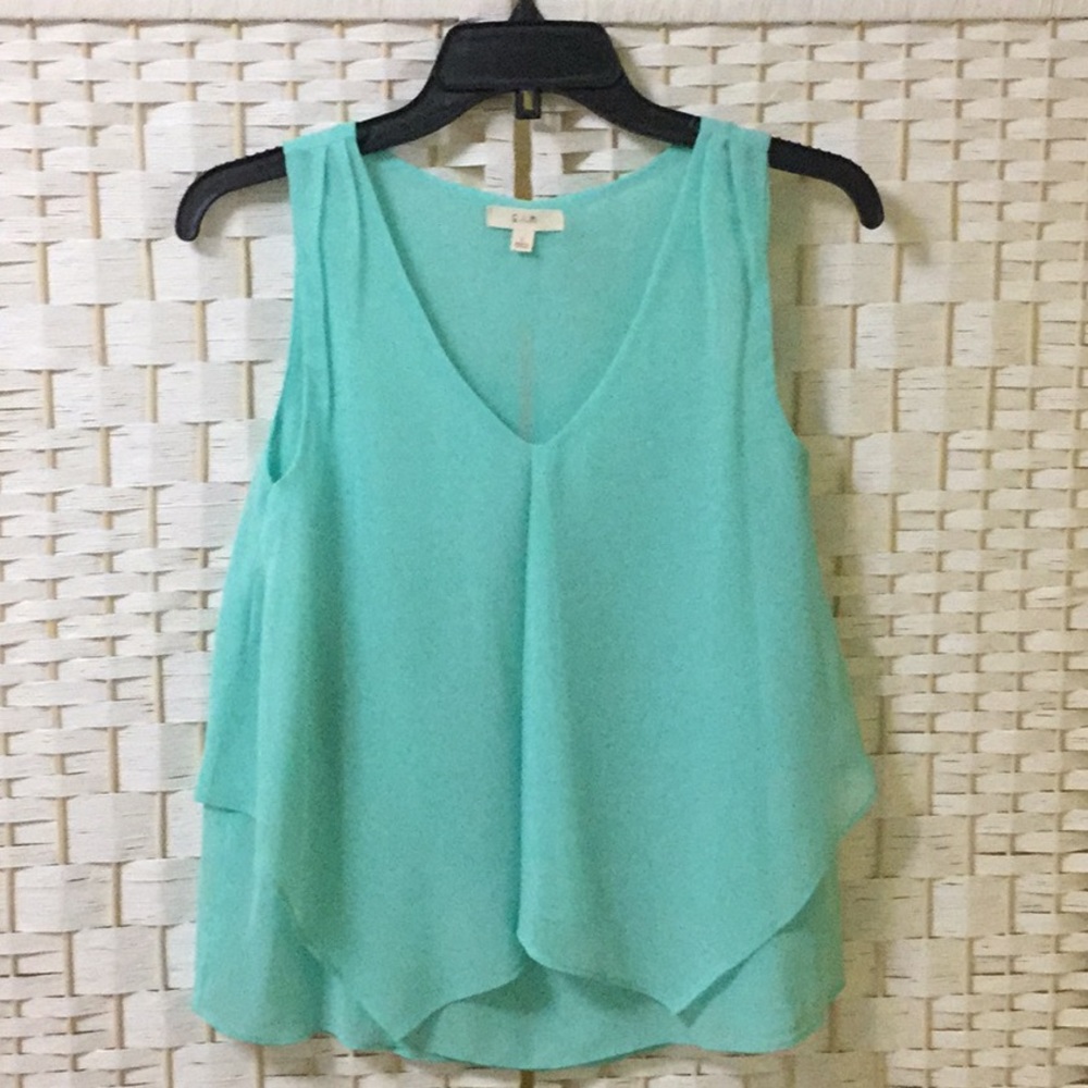 MINT OVERLAY BLOUSE